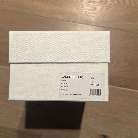 NWT Emme Parsons Laurie Bijoux in Black Suede size 39 in box with dust bag - Picture 8 of 8